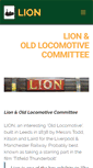 Mobile Screenshot of lionlocomotive.org.uk