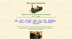 Desktop Screenshot of lionlocomotive.co.uk